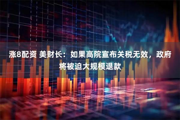 涨8配资 美财长：如果高院宣布关税无效，政府将被迫大规模退款