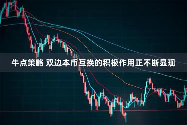 牛点策略 双边本币互换的积极作用正不断显现